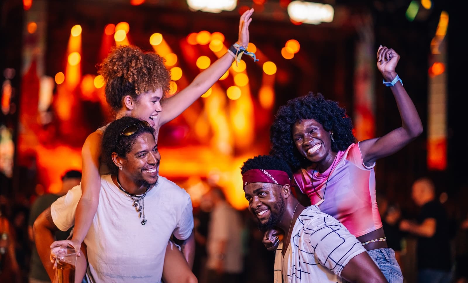Donau Africa Summer Night Event, People partying